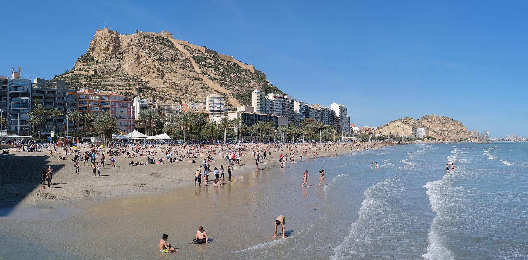 Stadtstrand von Alicante