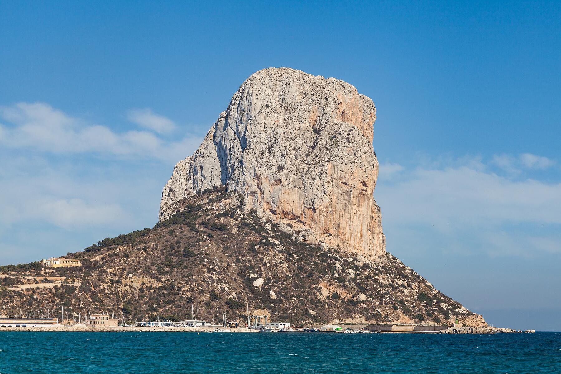 Der Peñón de Ifach in Calpe an der Costa Blanca