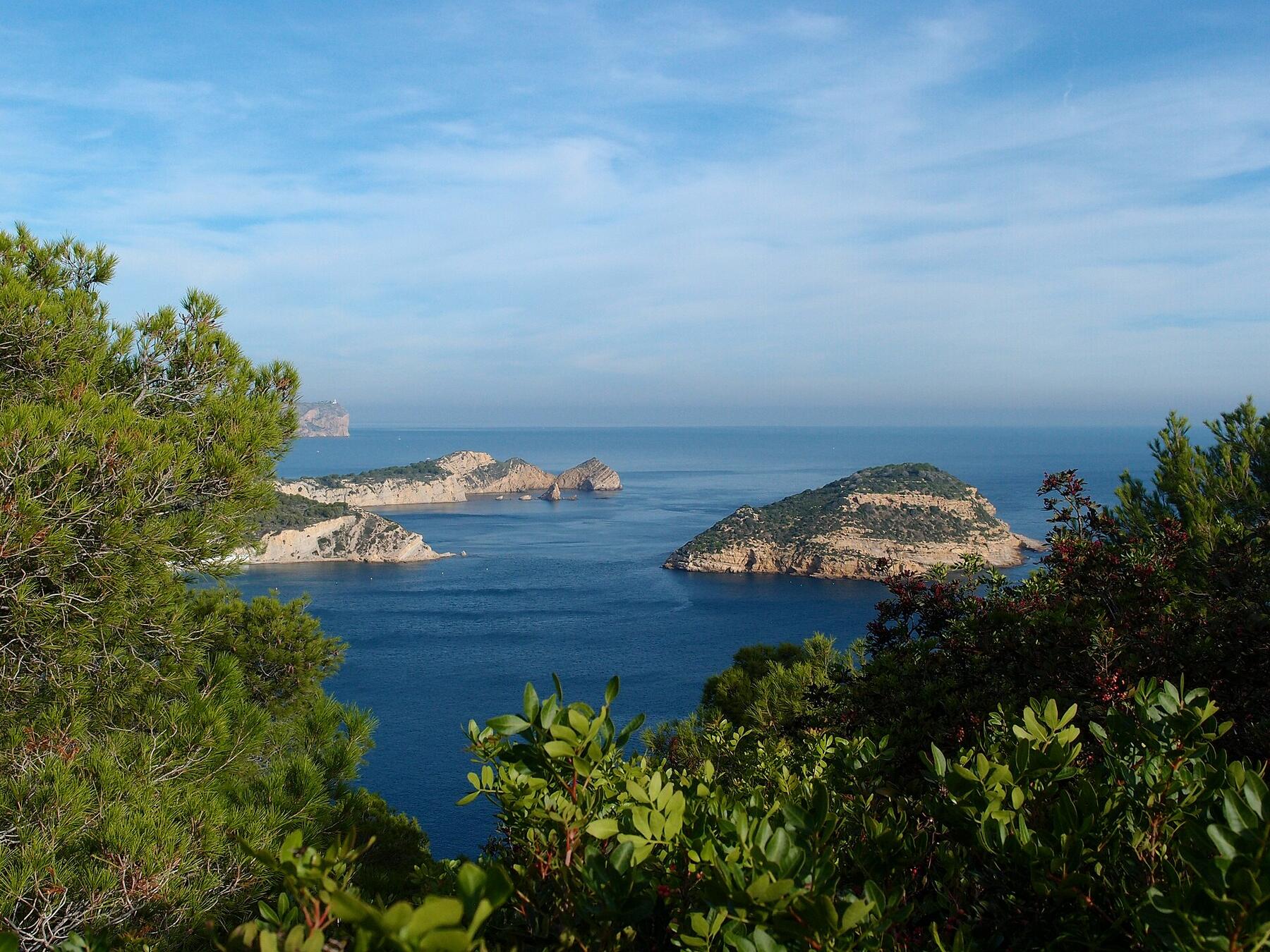 Küste und Inseln bei Jávea